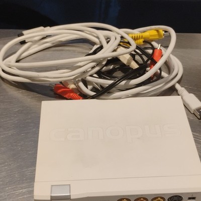 Canopus ADVC-110 Analog/Digital Video Converter FireWire RCA S-Video SD