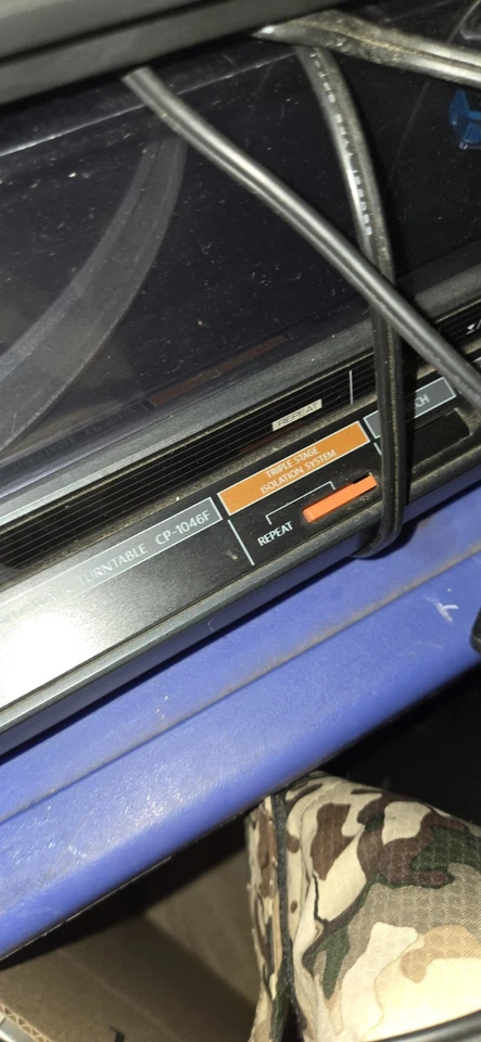 Tocadiscos ONKYO MODELO CP 1046F Raro Vintage Hi Fi Tocadiscos ¡¡Leer!!! Foto 2 de 4