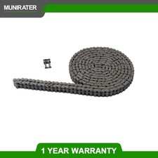 35-2 Roller Chain Double Strand 10 Feet With 2 Connecting Master Links 0.375"