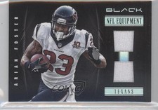 2012 Panini Black NFL Equipment Combo 5/99 Arian Foster #19 0s3
