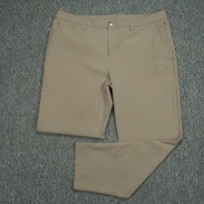 Lululemon Pants Mens 36x30 Brown Tan ABC Classic Fit 5 Pocket Warpstreme Trouser