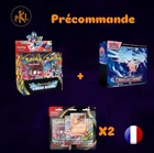 [Précommande] Lot Pokémon 1x Display ME04 + 1 ETB + 2 Tripack Chaos Ascendants