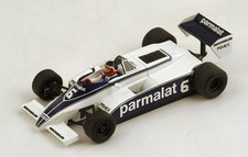 1:43 Spark Brabham F1 Bt49C Parmalat #6 Monaco Gp 1981 H.Rabaque S4348 Model