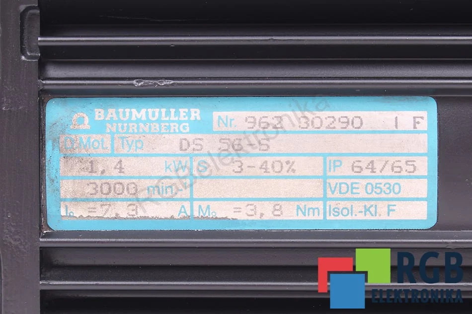 DS56-S 1.4KW BAUMÜLLER - Reconditionné - Garantie 12 mois