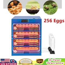 256 Egg Incubator Automatic Egg Turning  Temperature Control Digital Incubators