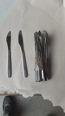 22st. Tafelmesser Scharf Edelstahl - Bild 1 von 4