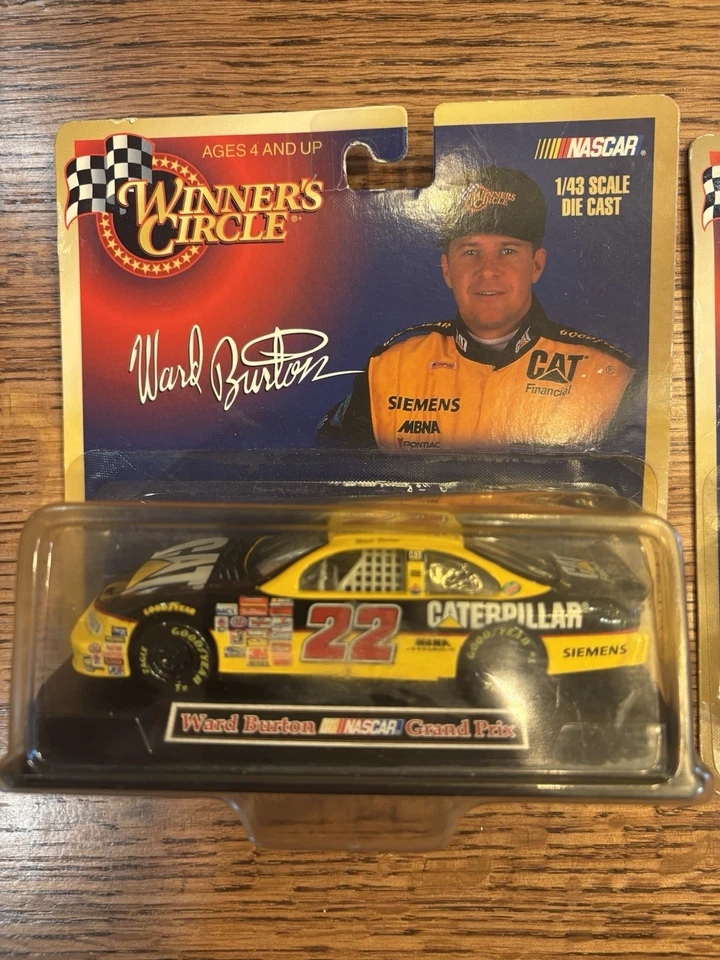 (4) Winners Circle 1:43 NASCAR Cars Ward Burton Dale Jarrett Andretti Ford - Image 3 of 4