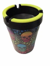 Fujima Skull  Car Travel Cigarette Cylinder Candy Skull Ashtray Limited Stock