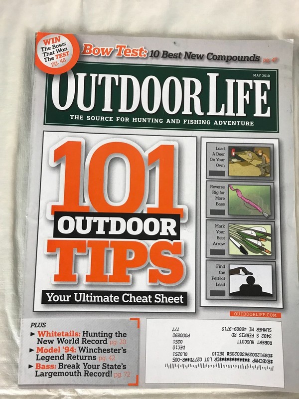 10 - 2010 & 2011 Outdoor Life & North American Hunter Magazines Group Lot
