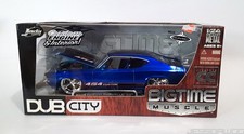 New 124 1969 Chevy Chevelle Ss Big Time Muscle Dub City Jada Toys Chevrolet