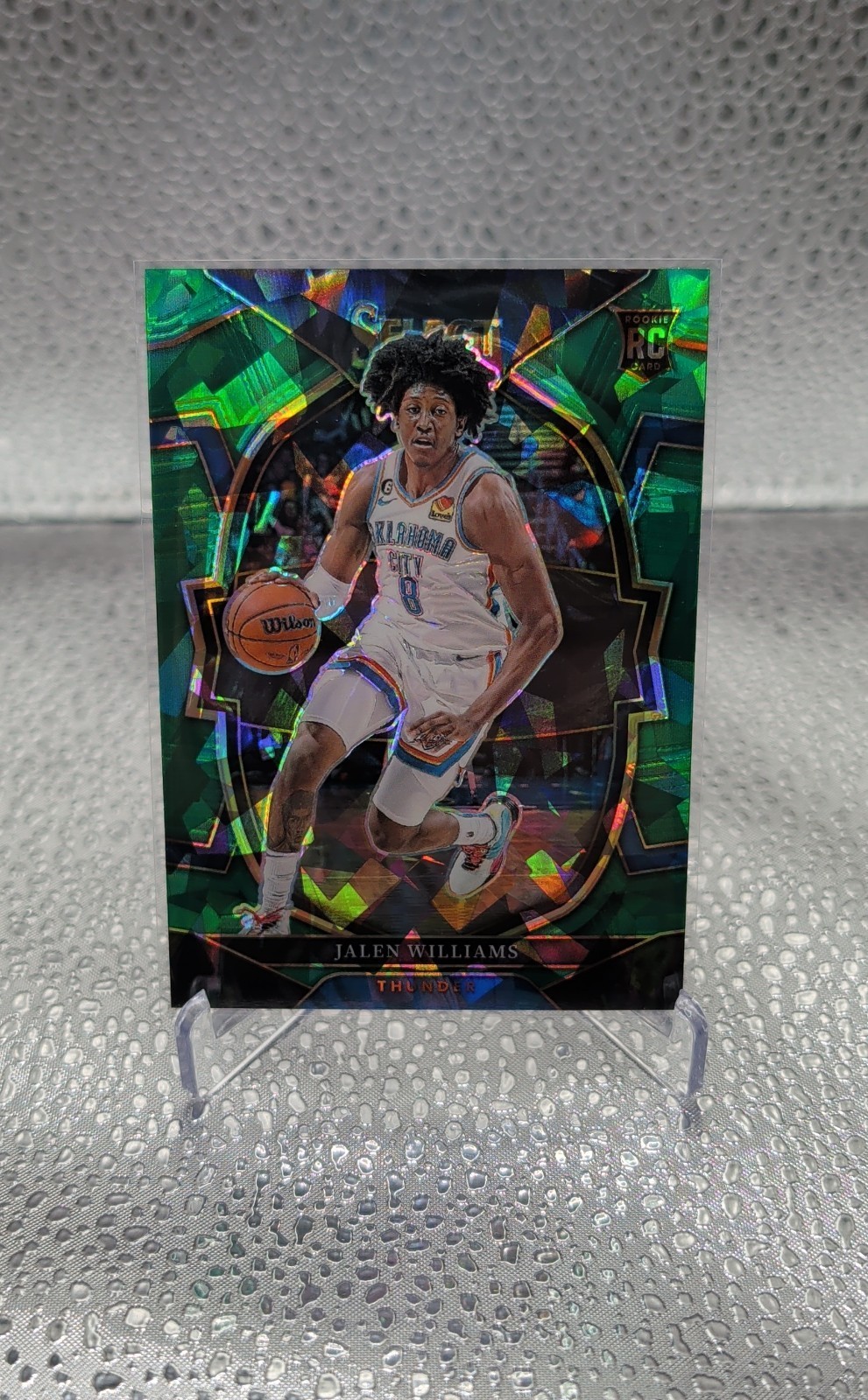 2022-23 Panini Select - Concourse Jalen Williams #90 Green Ice Prizm (RC)