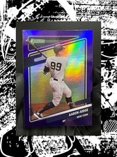 2021 Panini Donruss Variation Aaron Judge Batting #182 Purple Holo Foil