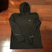 Arc'teryx Motus AR Hoody Mens Size Large Black