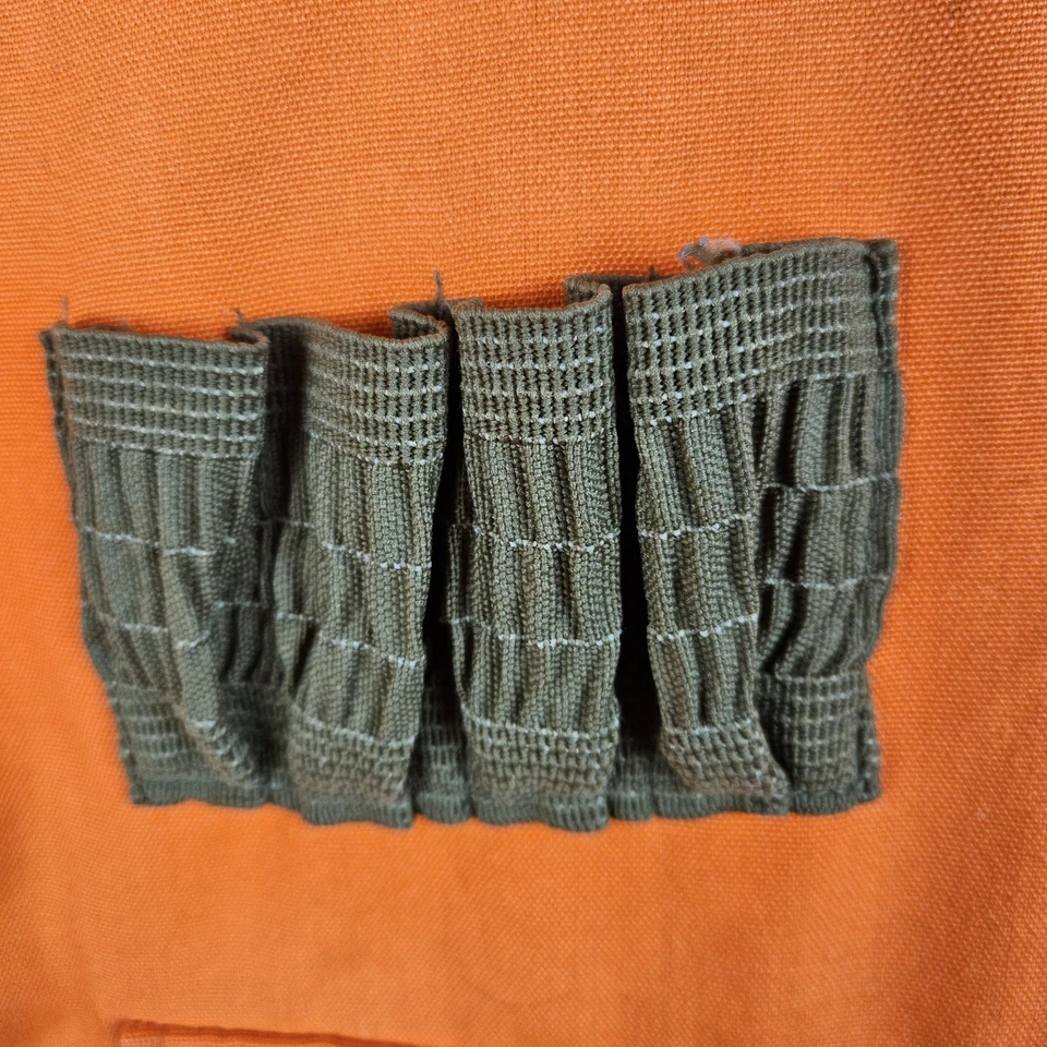 Columbia Bird Hunting Vest Mens M Blaze Orange shell holders full zip Game Pouch - Image 3 of 4