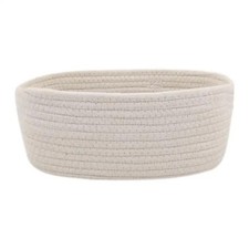 Dog Toy Basket Cotton Rope Toy Bin Toy Storage Basket Toy Basket Woven Basket