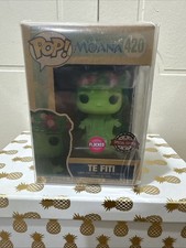 Funko Pop! Moana Te Fiti Flocked Earth Day #420 Special Edition W/Protector