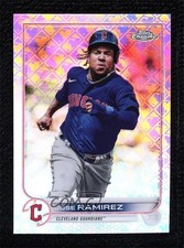 2022 Topps Chrome Logofractor Edition Jose Ramirez #11 12g7