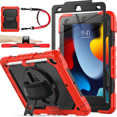 SEYMAC stock Case for iPad 9th/ 8th/ 7th Generation 10.2'', Shockproof with Scre