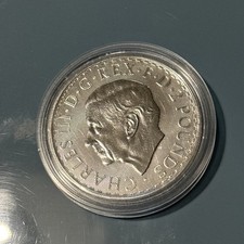 2024 Britannia 1oz Silver Bullion Coin in Capsule
