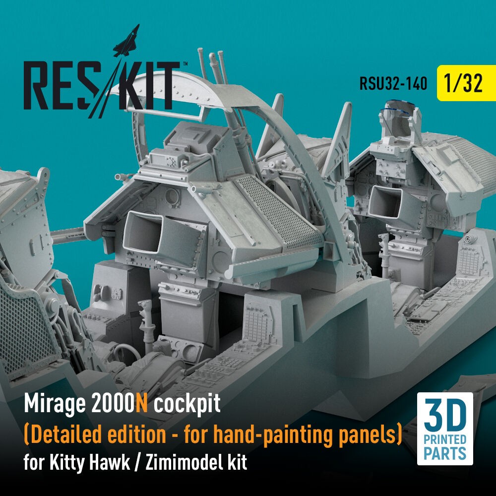ResKit RSU32-0140 1:32 Mirage 2000N Cockpit Detailed Edition for Kitty Hawk