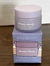 NCLA Beauty Sleep Overnight Lip Mask Birthday Cake 0.5 Oz New NIB