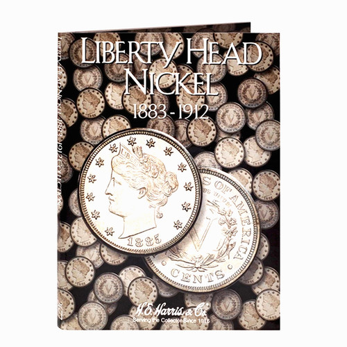 #2677 **HARRIS COIN FOLDER** Liberty Head-V Nickel 1883-1912 Blank Album/Folder
