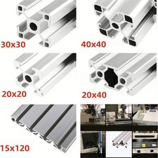 2/4/6x Aluminium Alu Profil Aluprofil 20x20 30x30 40x40 15x120 Profil kompatibel