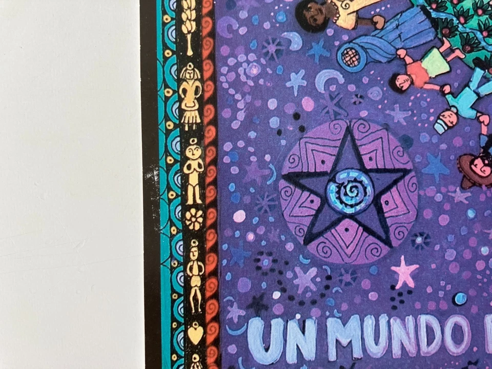 affiche poster "No a la guerra, otro mundo es posible" Beatriz Aurora 44,5x31,5 - Photo 4/4
