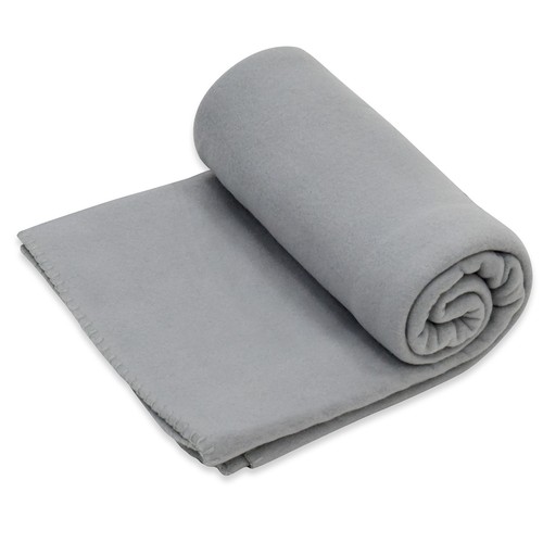 clever pick Fleecedecke - grau - 130x160 cm - Bild 1 von 3