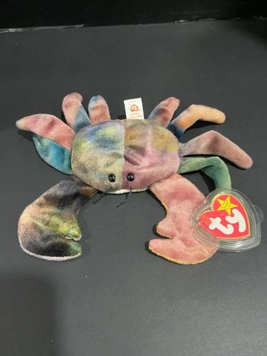 Vintage TY Beanie Babies Collection Claude the Crab 1996 MWNTs