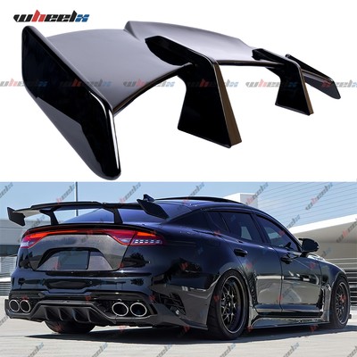 GT Style Gloss Black 58''Rear Trunk Spoiler PRO Wing For 2018-2023 Kia Stinger