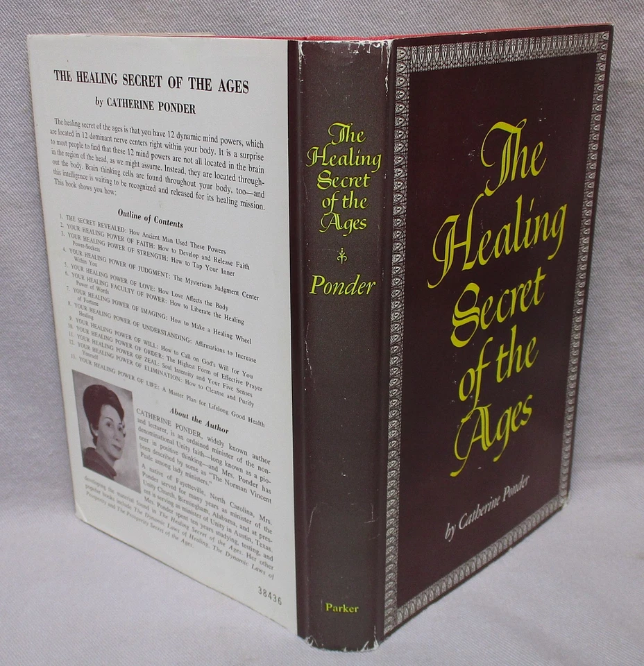 Catherine Ponder: The Healing Secret of the Ages HCDJ 1st Ed. 2nd Printing 1969 - Image 1 of 4