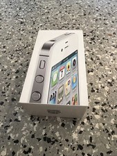 iPhone 4S 32GB White Original Box MC921LLA Functional Cracked Screen Unlocked