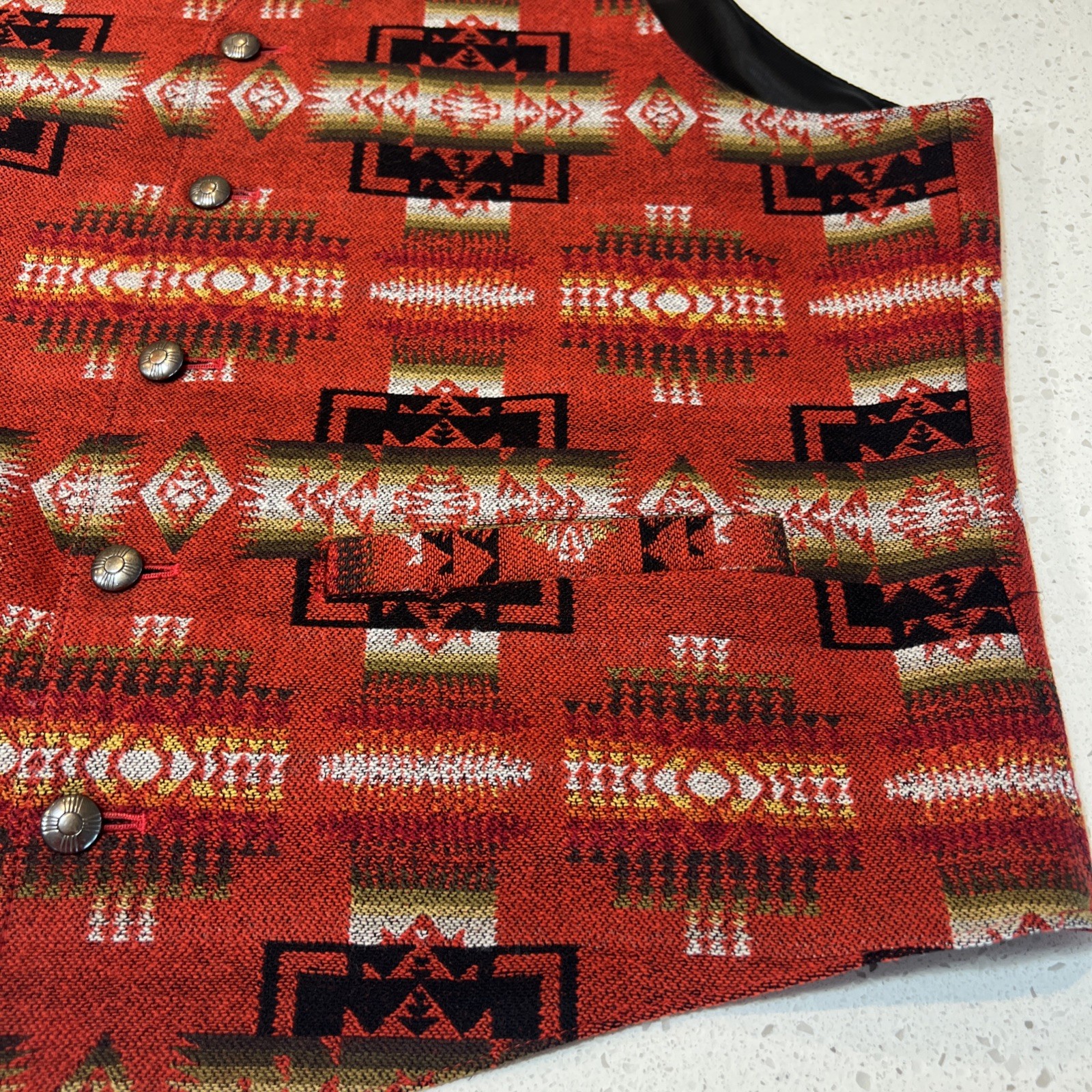 Pendleton Aztec Southwestern Button Vest Adult Si… - image 5