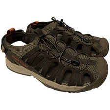 Eddie Bauer Men's Lightweight  Bungee Laced Cedar Water Sandal, Size 12
