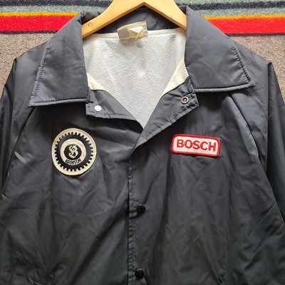 VTG 80s Bosch Tools Jacket Men's X-Large Embroidered Logo Classic USA Made 1980s