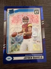 2024 Panini Donruss - Rated Rookie Jayden Daniels #389 Optic Preview Blue Scope