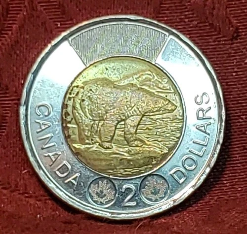 2016 Canada Toonie — photo from the most recent tracked eBay sale