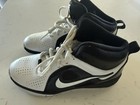 Nike Dual Fusion BB II Youth Basketball Shoes White Black Size 3Y 599188-100 — photo 1