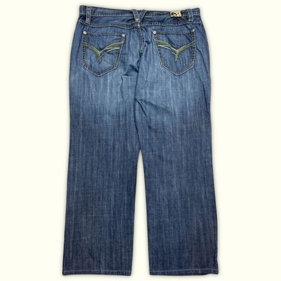 Jeans Homme Five Four W40 L30 Bleu Coton Bon État Regular Normal Uni Mi-taille
