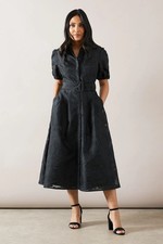 Wallis Black Shirt Dress Womens Occasion Dresses