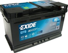Autobatterie 12V 80Ah Exide Start-Stop EL800 EFB 720A/EN Starterbatterie PKW