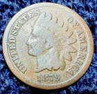 1879 Indian Cent Penny - G+ Problem Free Coin