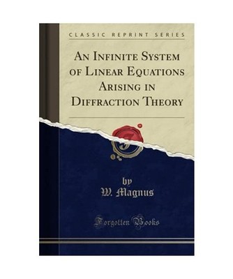 An Infinite System of Linear Equations Arising in Diffraction Theory 