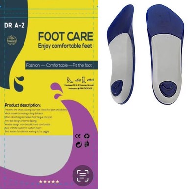 Doctor  A-Z Plantar Fasciitis Shoe Inserts For Heel Support  Insole Gel Cushion