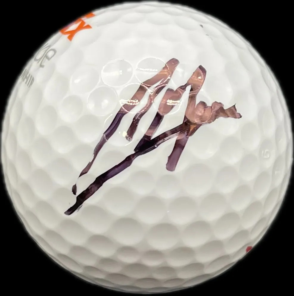Collin Morikawa Autographed Signed Golf Ball PSA 