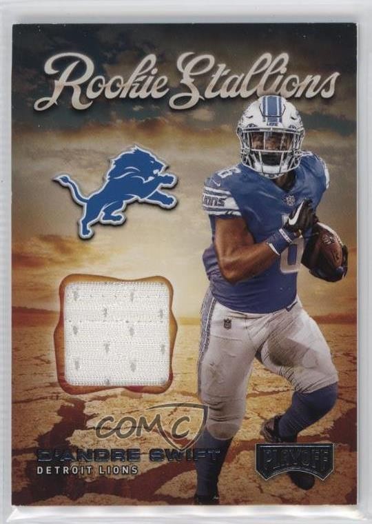 2020 Panini Playoff Rookie Stallions D'Andre Swift #RS-9 RC 1cx3