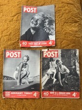 Marilyn monroe picture Post Magazine 1949