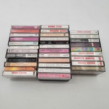 Lot of 33 Cassette Tapes 80s 90s Pop Country Tina Turner Debbie Gibson