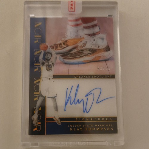 Klay Thompson #SSS-KLY 2023 Panini Noir Sneaker Spotlight Signatures card